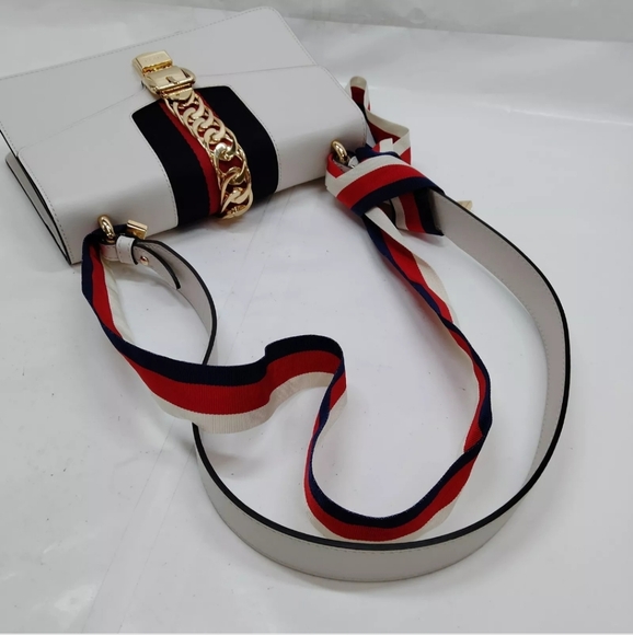 Gucci Crossbody bag Sylvie White Leather - Picture 9 of 16